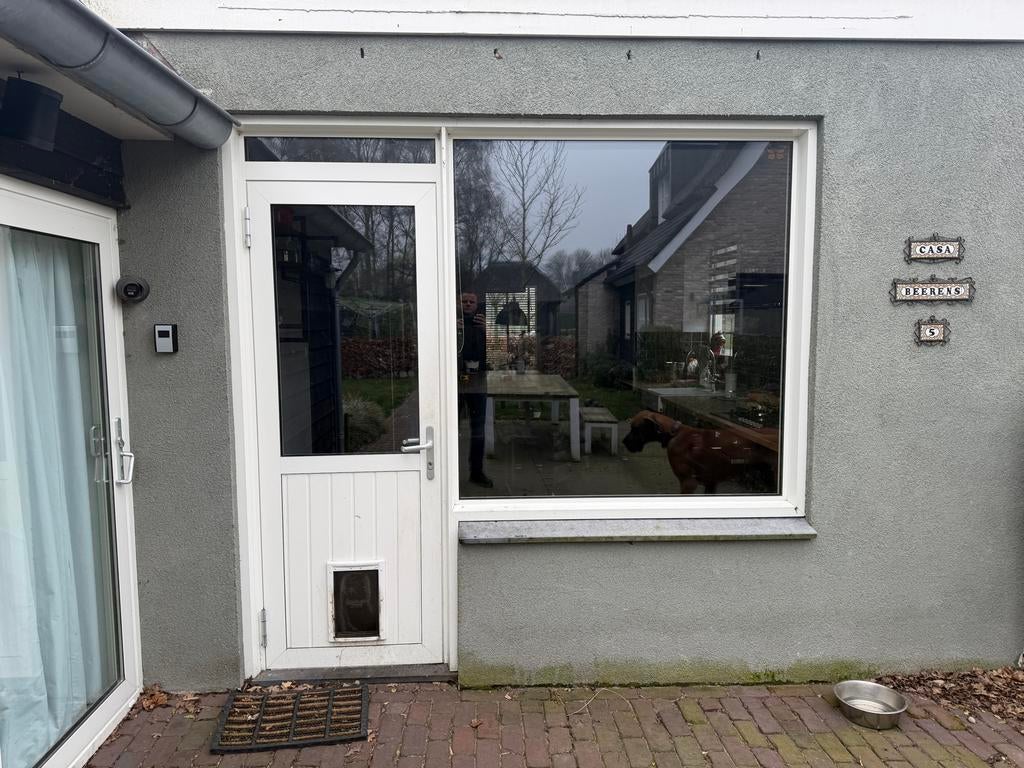 Diverse aluminium kozijnen, Gevelraam of Ruit, Gebruikt, Dubbelglas, 160 cm of meer