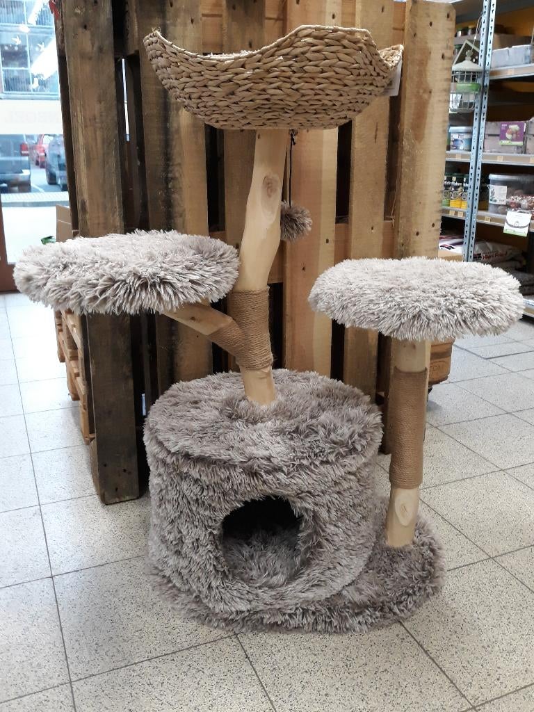 Superleuk fluffy krabmeubel -krabpaal kant&klaar af te halen, Dieren en Toebehoren, Krabmeubelen, Nieuw, Krabpaal, Ophalen