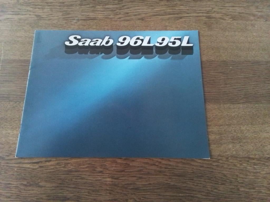 Folder Saab 95L en 96L, Ophalen of Verzenden, Overige merken