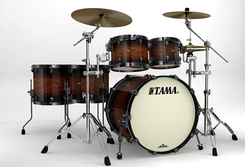 Tama Bubinga STAR Drumstel, hardware & Zildjian cymbals, Ophalen, Gebruikt, Tama