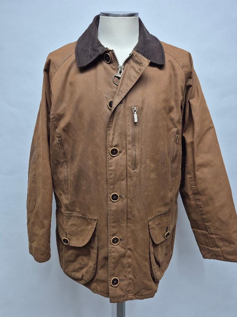 Barbour 'Duracotton Beaumont' jas, maat Large, Kleding | Heren, Jassen | Winter, Maat 52/54 (L), Barbour, Bruin, Ophalen of Verzenden