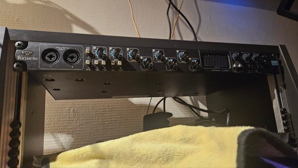 Focusrite Saffire Pro 40 met Firewire PCI kaart en kabel, Ophalen of Verzenden, Gebruikt