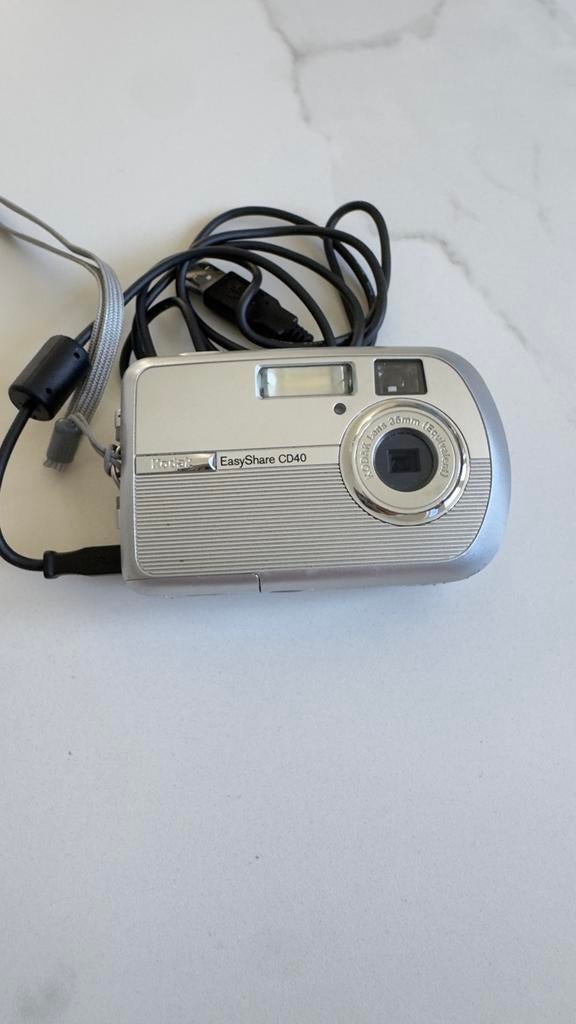 Kodak EasyShare CD40 Compact Camera - Zilver, Gebruikt, Compact, Ophalen of Verzenden, Kodak