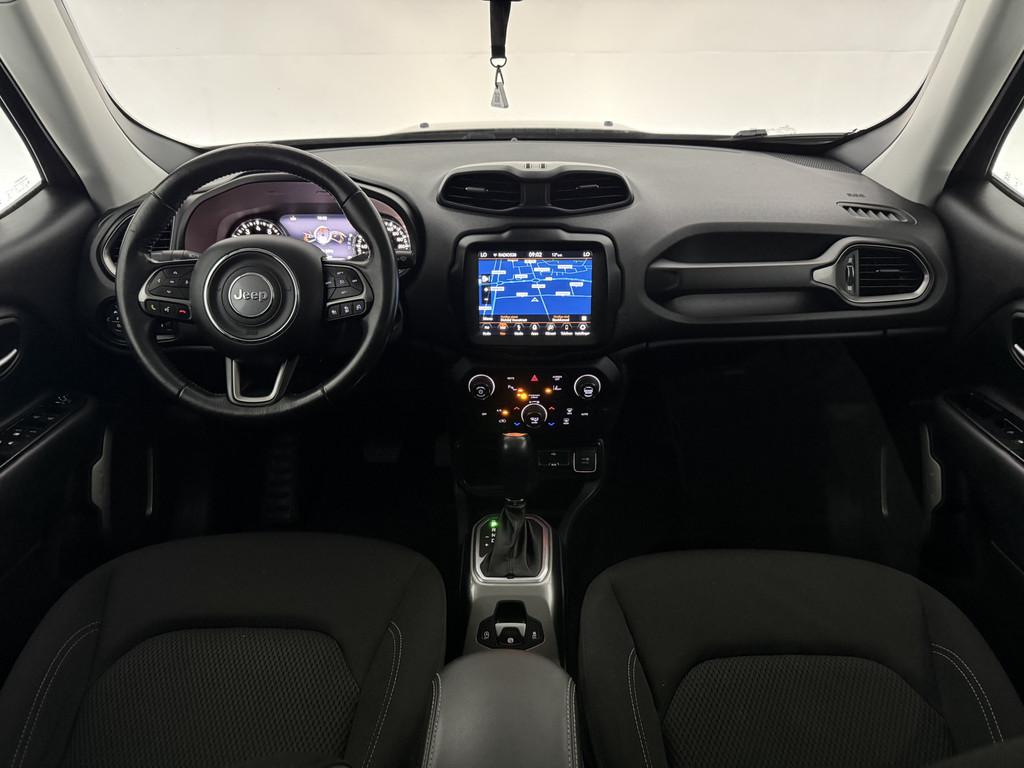 Jeep Renegade 1.3T Limited 151PK | Grijs Kenteken | VAN | Ca, Auto's, Bestelauto's, Stof, Gebruikt, 4 cilinders, Bedrijf