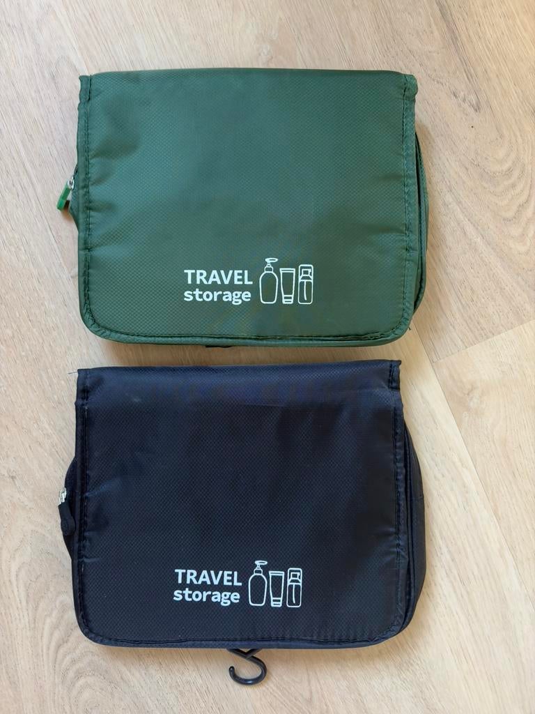 Toilettassen met haak, Ophalen of Verzenden, Zo goed als nieuw, Zwart