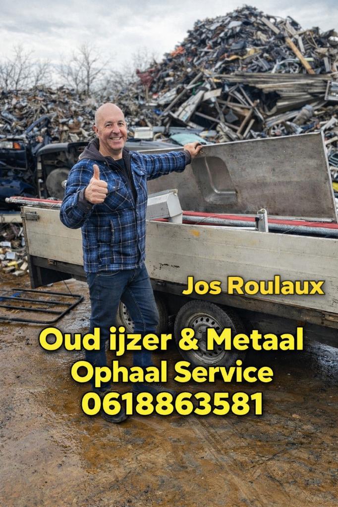 Oud ijzer Venlo ophaalservice, Doe-het-zelf en Verbouw, Metalen, Ophalen, Gebruikt
