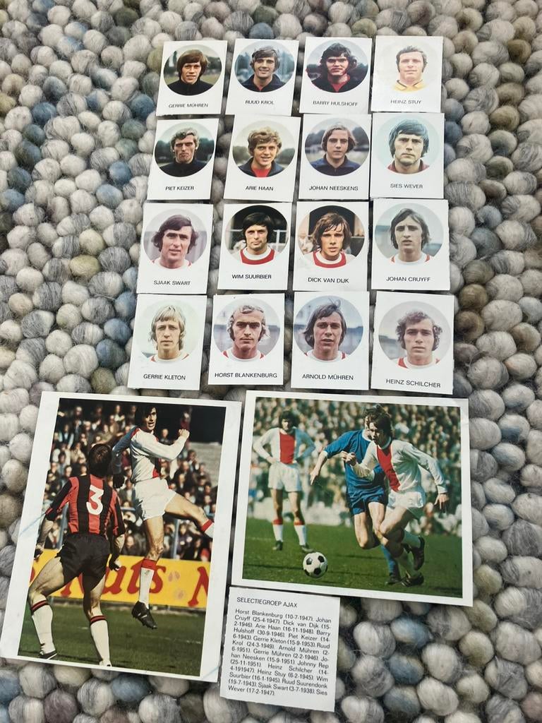 Ajax 1-0 panini 1971-1972, Verzamelen, Ophalen of Verzenden, Gebruikt, Ajax, Poster, Plaatje of Sticker