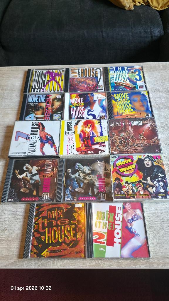Move the House + House Party '90s classics), Ophalen of Verzenden, Zo goed als nieuw, Techno of Trance