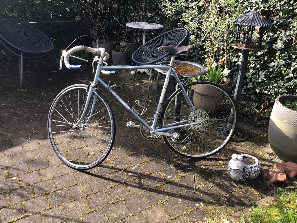 Retro racefiets benotto, Ophalen of Verzenden, Gebruikt, 10 tot 15 versnellingen, Overige merken