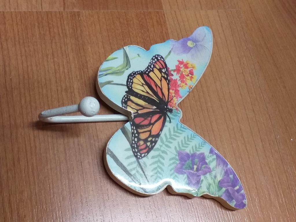 kapstok haakje vlinder, Ophalen of Verzenden, Nieuw, Kapstokje