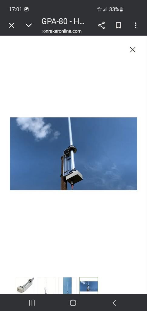 Moonraker 80 hf antenna, Ophalen, Nieuw, Antenne