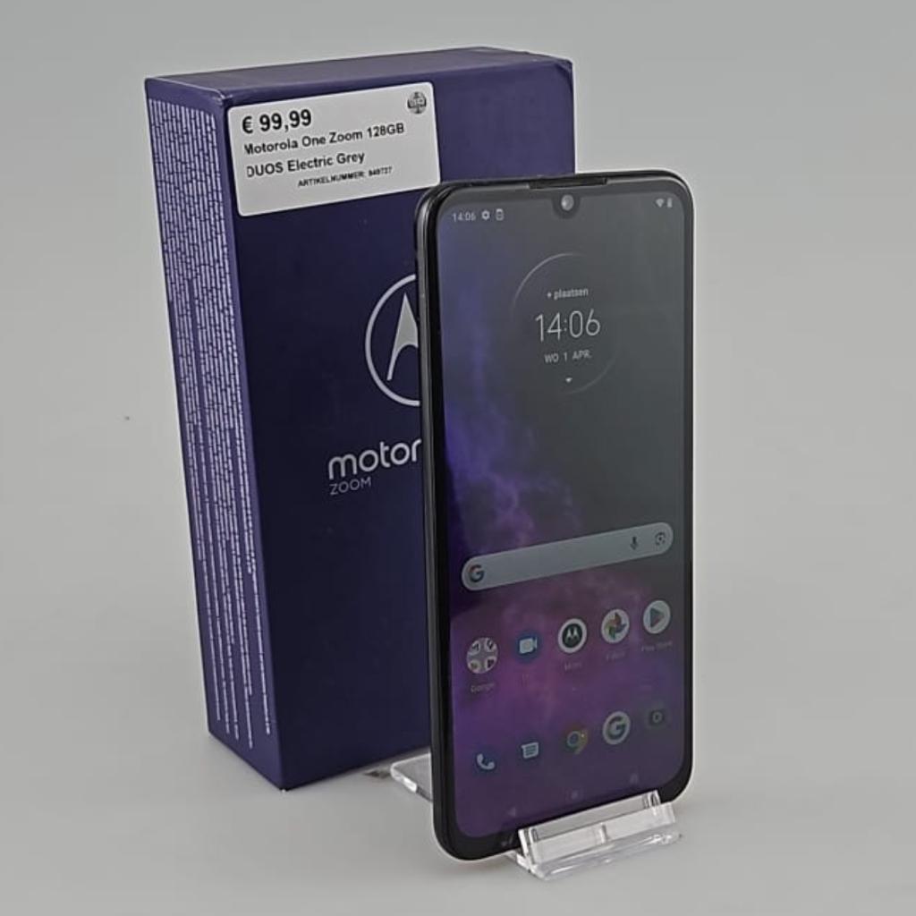 Motorola One Zoom 128GB DUOS Electric Grey, Motorola, Gebruikt, Support@motorola.com, 222 W. Merchandise Mart Plaza
Suite 1800
Chicago, IL 60654
United States