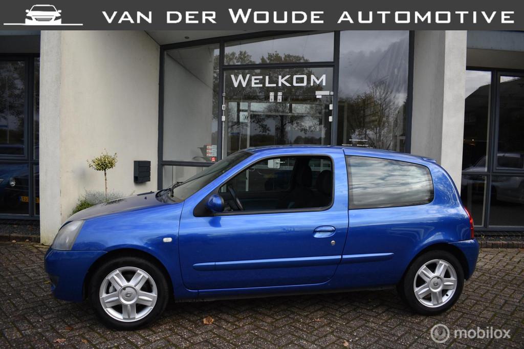 Renault Clio 1.2-16V Campus 3DRS, Airco|cruise|17-11-26 APK!, Voorwielaandrijving, Stof, Blauw, 49 €/maand