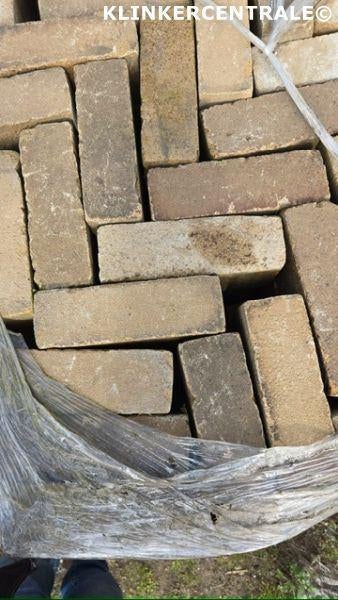 56m2 brons gebakken klinkers dikformaat straatstenen 7-duime, Bij dit gebruikte product niet te achterhalen, Gebruikt, Verzenden