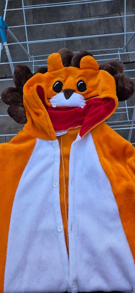 Leeuw onesie van Kimu maat s/m, Ophalen of Verzenden