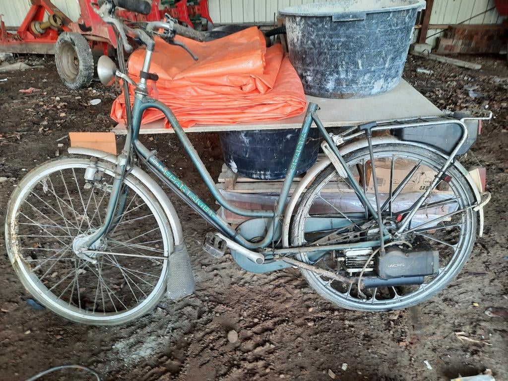Spartamet fiets en diverse onderdelen - Schuurvondst, Ophalen of Verzenden