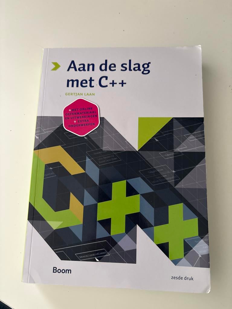 Aan de slag met C++ - zesde druk, Boeken, Studieboeken en Cursussen, Gelezen, HBO, Beta, Ophalen of Verzenden