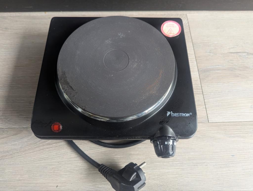 Bestron Kookplaat & Warmhoudplaat - Ideaal voor Camper, Witgoed en Apparatuur, Kookplaten, 3 kookzones of minder, Ophalen of Verzenden