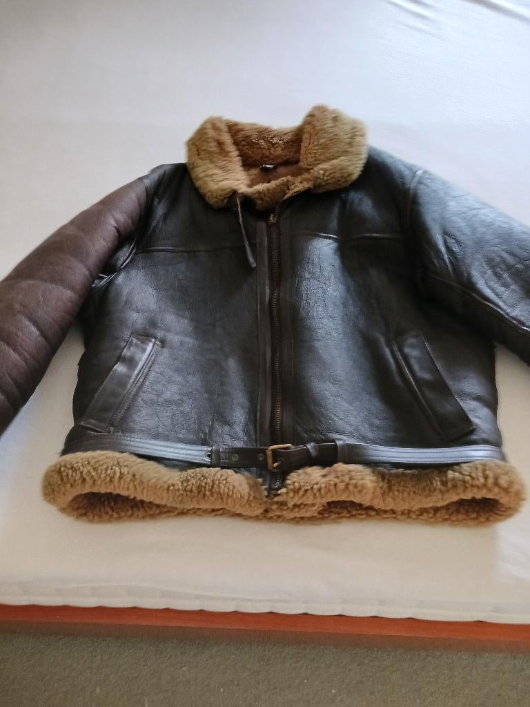 Vliegeniersjack, Bruin, Maat 56/58 (XL), Pall Mall, Ophalen of Verzenden