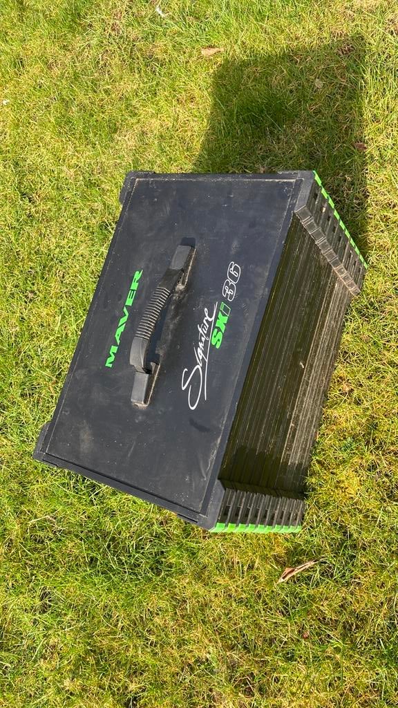 Maver signature lades met deksel, Watersport en Boten, Hengelsport | Witvissen, Gebruikt, Overige typen, Ophalen of Verzenden