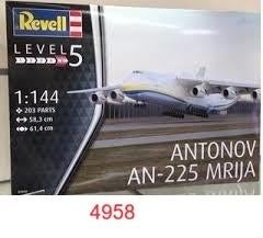 Modelbouw Revell 1:144 Antonov An-225 Mrija 4958 vliegtuig, 1:72 tot 1:144, Revell, Nieuw, Ophalen of Verzenden