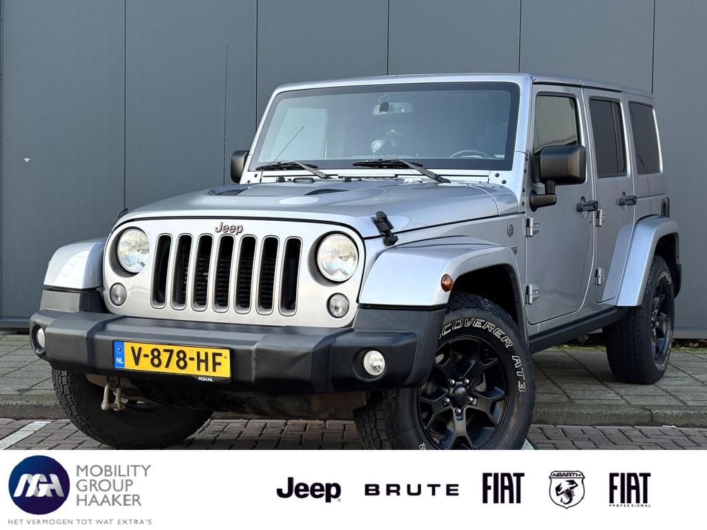 Jeep Wrangler Unlimited 2.8CRD 75th Anniversary | Grijs Kent, Auto's, Jeep, Bedrijf, Te koop, Wrangler, 4x4, ABS, Airbags, Airconditioning