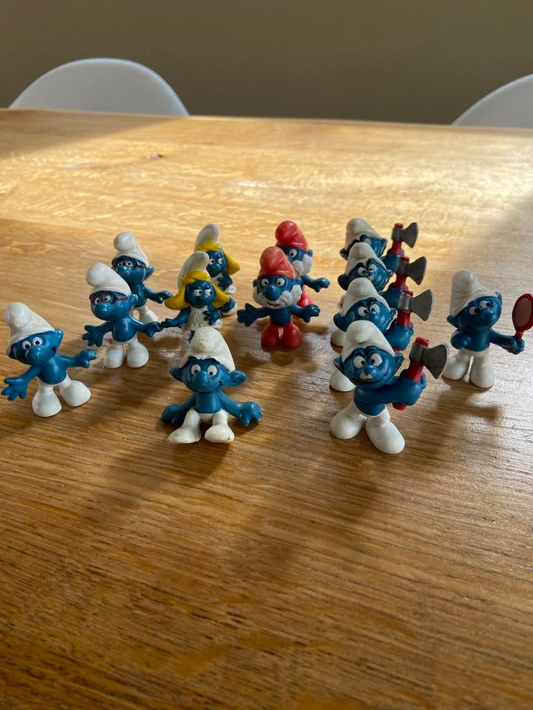 Schleich Smurfen, 13 stuks, Ophalen of Verzenden, Gebruikt, Verschillende Smurfen, Poppetje, Figuurtje of Knuffel