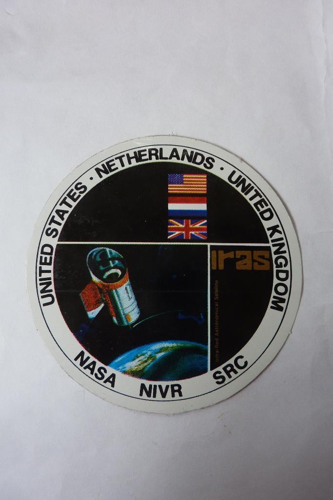 sticker NASA NIVR SRC, Ophalen of Verzenden, Zo goed als nieuw, Sticker