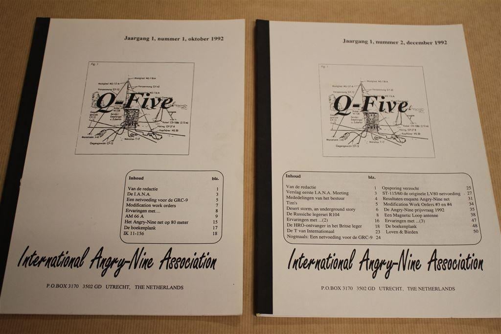 Q Five - 1e jaargang 1992 [Zendamateurs] !!, Ophalen of Verzenden, Zo goed als nieuw, Bouwkunde