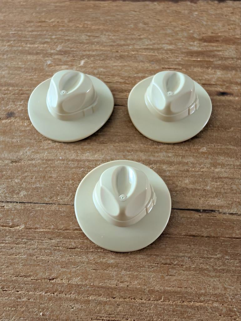 Lego Minifigures cowboy hoeden Beige 3x, Ophalen of Verzenden, Nieuw, Lego