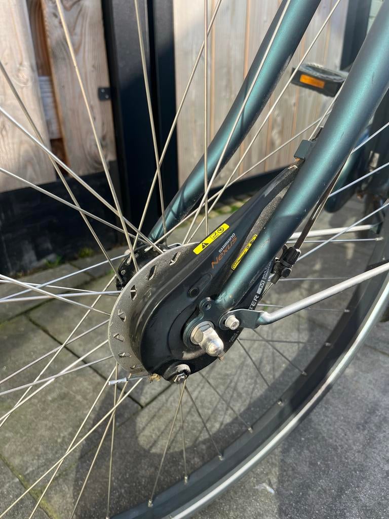 Cortina fiets met 7 versnellingen en dubbele fietstas, Gebruikt, Versnellingen, 56 cm of meer, Ophalen