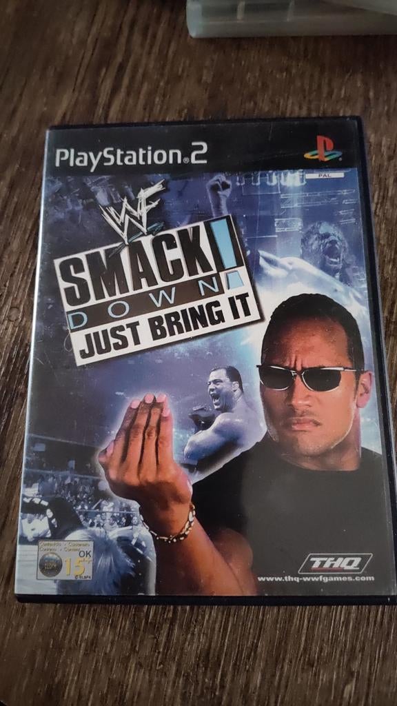 Smack down just bring it PlayStation 2, 3 spelers of meer, Ophalen of Verzenden, Zo goed als nieuw, Vanaf 3 jaar