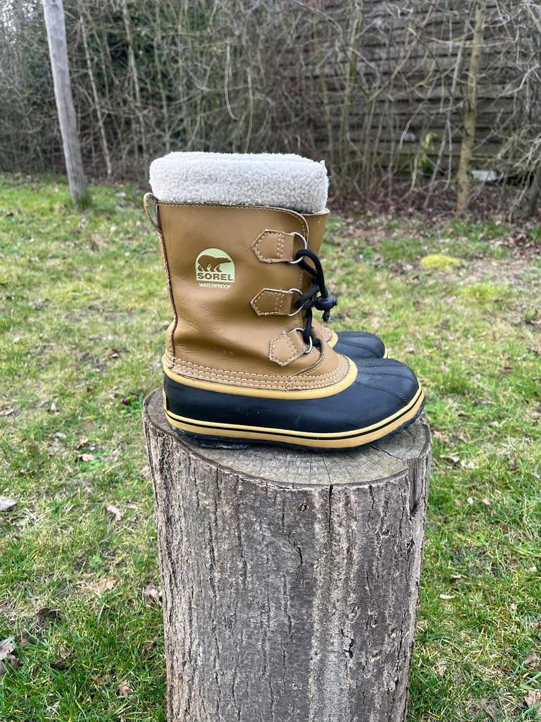 Sorel snowboots maat 34,5, Ophalen of Verzenden, Gedragen, Bruin, Snowboots