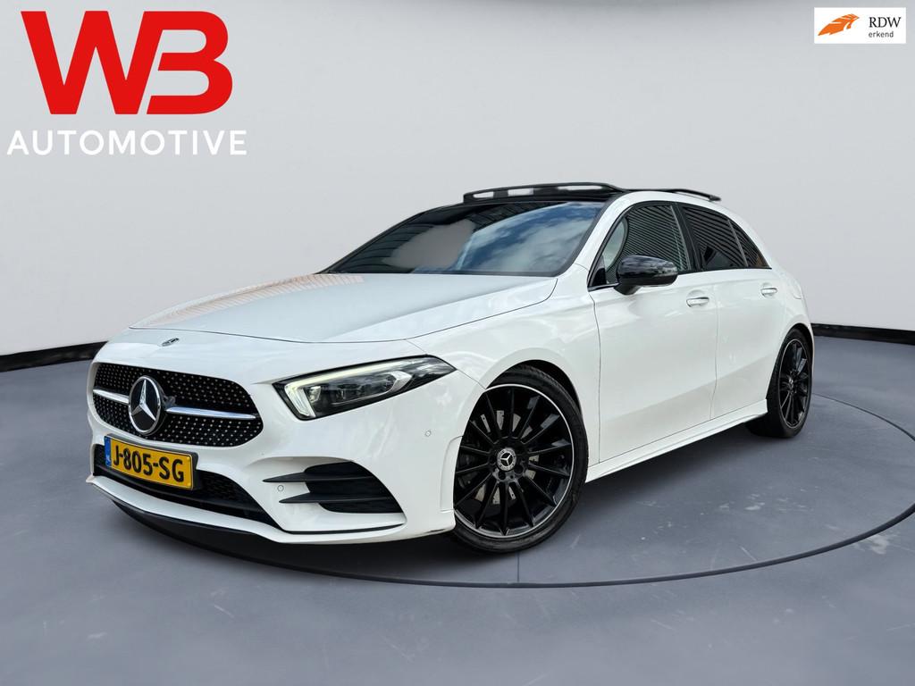 Mercedes-Benz A-klasse 220 AMG Launch Edition Premium Plus, Gebruikt, Wit, Origineel Nederlands, 1600 kg