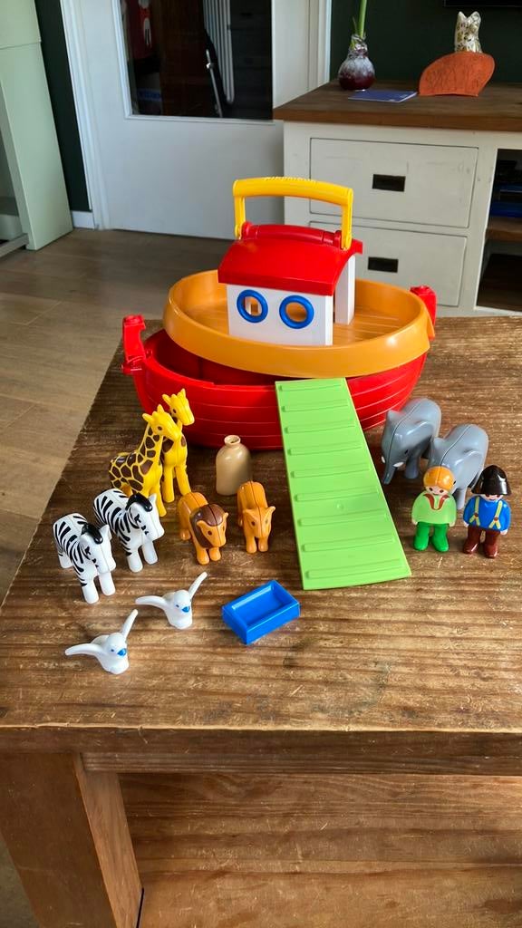 Playmobil 123 meeneemboot ark van Noach (6765), Kinderen en Baby's, Speelgoed | Playmobil, Ophalen of Verzenden, Zo goed als nieuw
