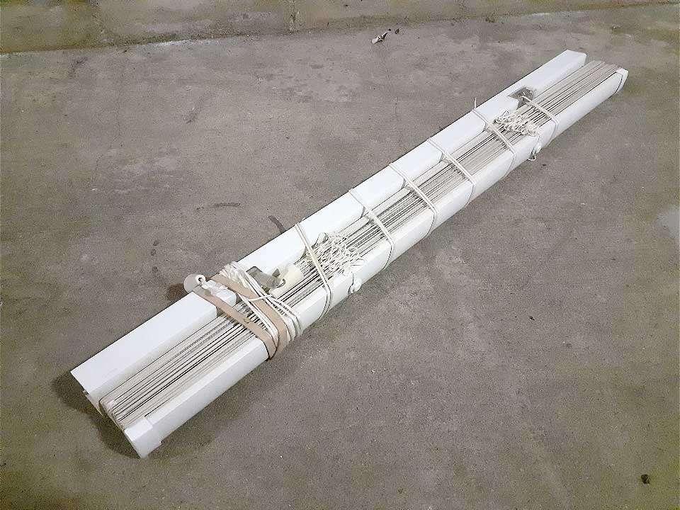 Kunststof WIT'luxaflex' B60 x H130 cm jaloezieën lamellen b6, Ophalen of Verzenden, Wit, 50 tot 100 cm, 100 tot 150 cm