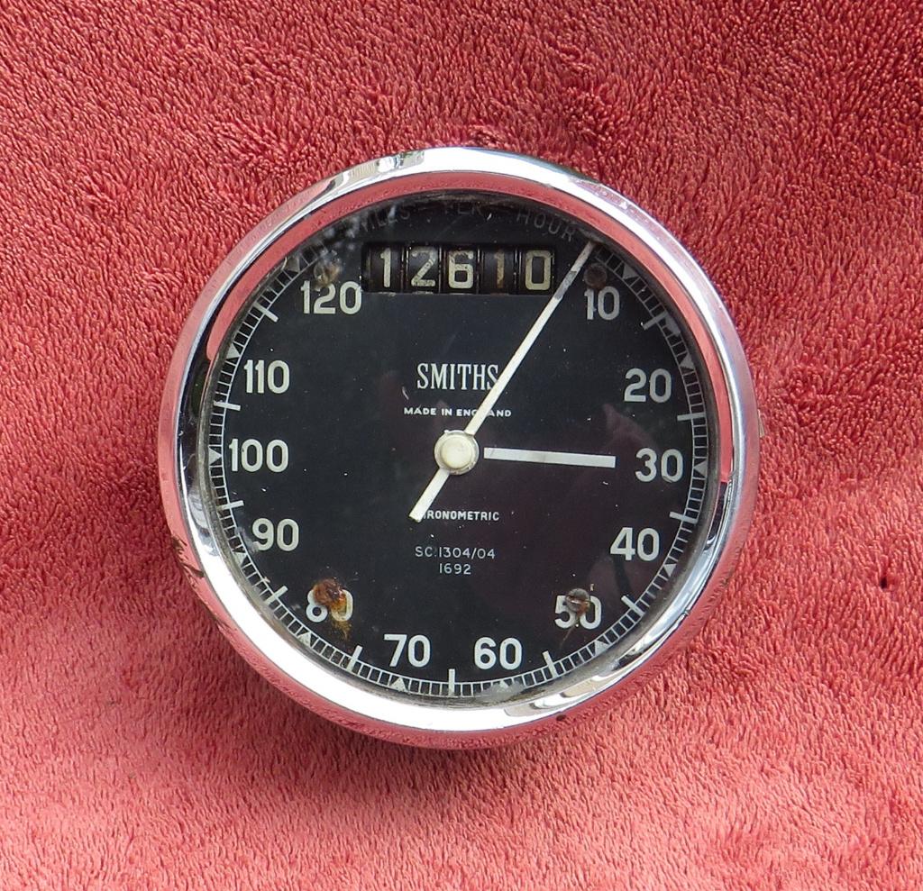 Smiths Chronometric mijlenteller, 120mph., Ophalen of Verzenden, Gebruikt