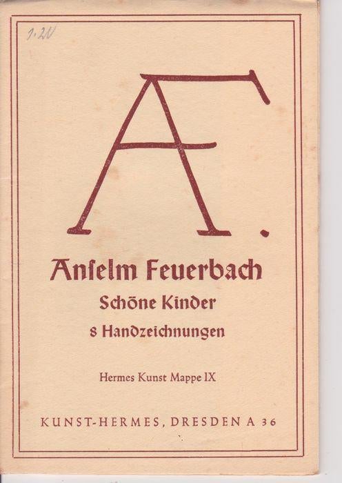 Anfelm Feuerbach Schóne kinder 10 handzeichnungen etc, Verzamelen, Verzenden, Voor 1920