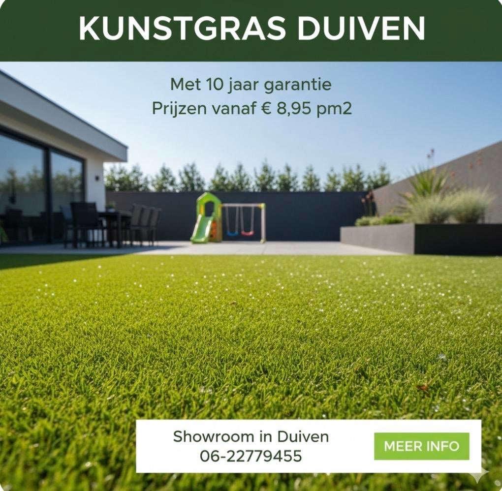 Kunstgras 2026 met valdemping - kind- en diervriendelijk, Tuin en Terras, Gras en Kunstgras, Ophalen of Verzenden, Nieuw, Kunstgras