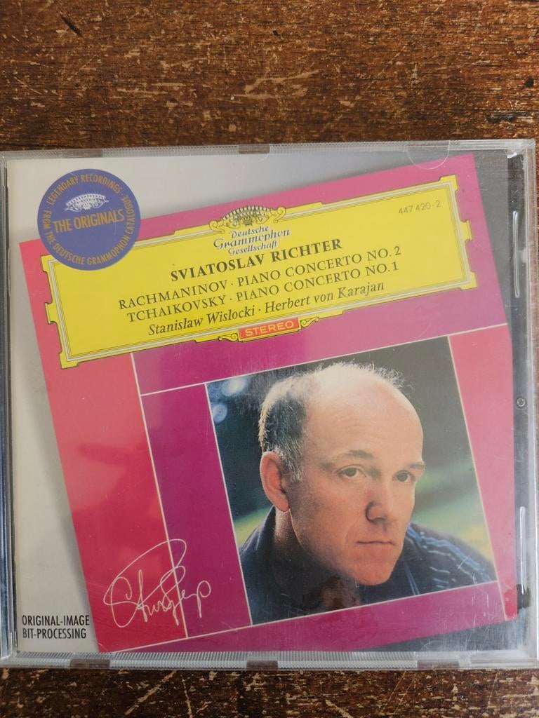 Sviatoslav Richter - Rachmaninov & Tchaikovsky Piano Concert, Ophalen of Verzenden, Romantiek, Gebruikt, Orkest of Ballet