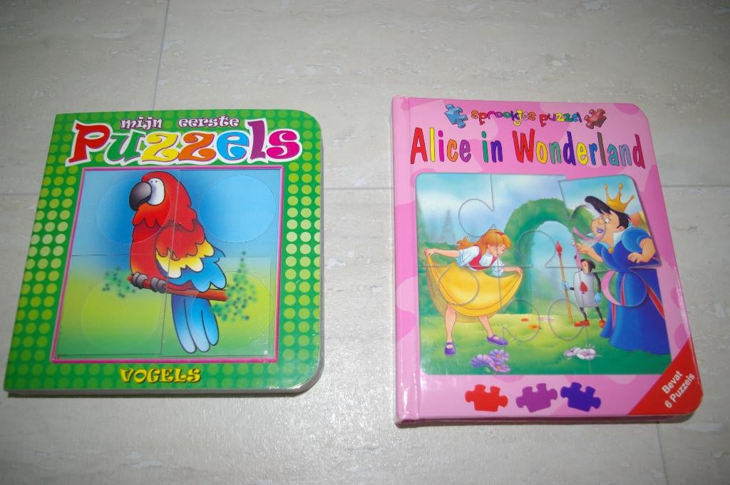 Twee kinderboeken met puzzels., Ophalen of Verzenden, Zo goed als nieuw, Fictie algemeen