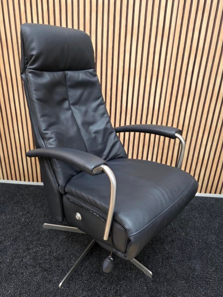 Grote relax stoel draai fauteuil Prominent XL verstelbaar, Huis en Inrichting, Fauteuils, Ophalen of Verzenden, Zo goed als nieuw