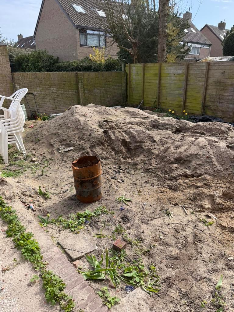 Gratis op te halen zand, Tuin en Terras, Zand, Ophalen of Verzenden, Ophoogzand