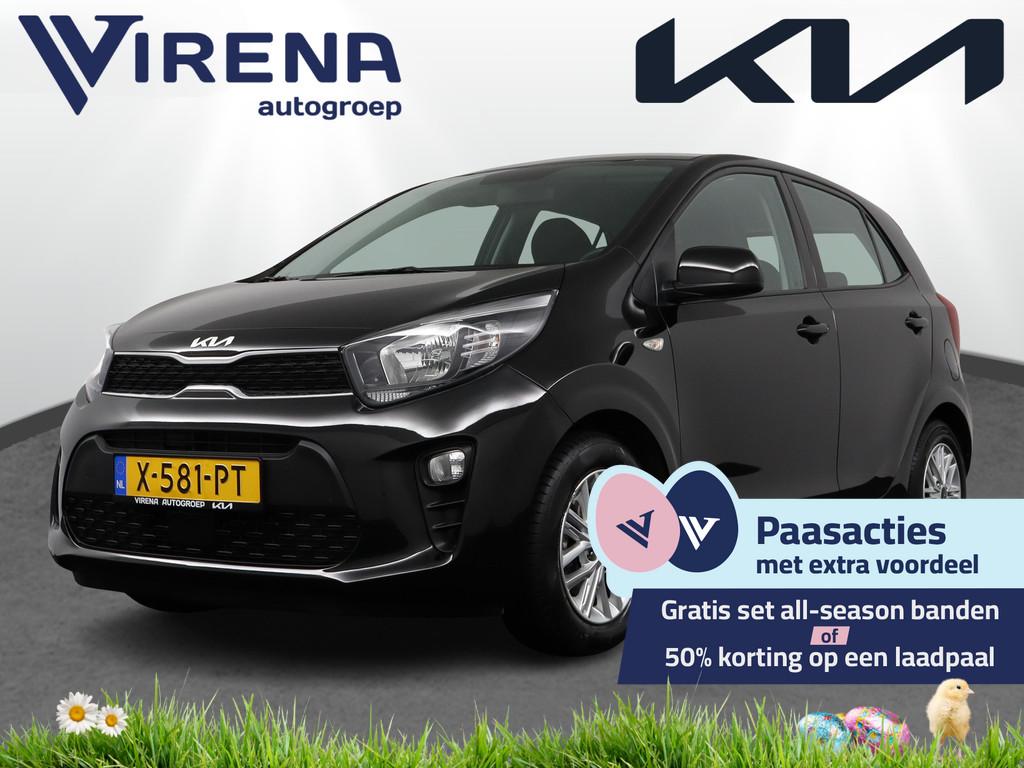 Kia Picanto 1.0 DPi DynamicLine Automaat - Achteruitrij Came, Stof, Gebruikt, 4 stoelen, Start-stop-systeem