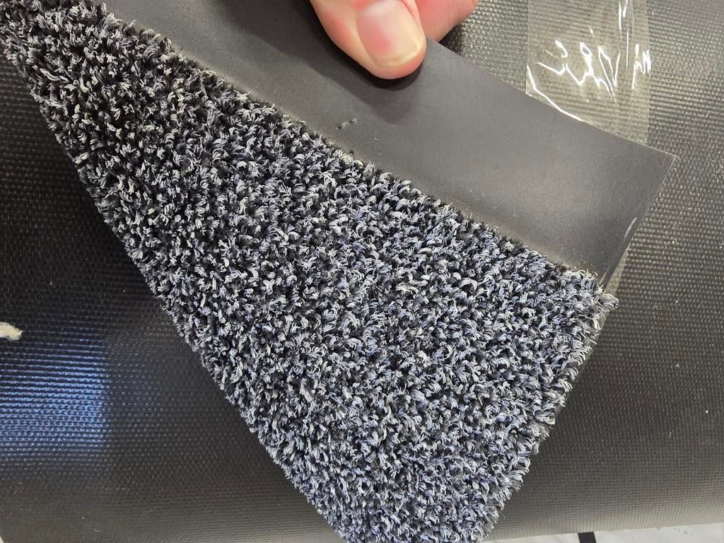 MEGA AANBIEDING: Antraciet Schoonloopmat 125cm breed, 100 tot 150 cm, Rond, Ophalen of Verzenden, Nieuw