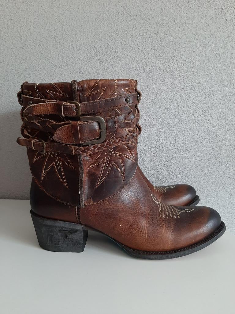 Lane boots cowboy/western laarzen maat 38, Kleding | Dames, Schoenen, Bruin, Lage of Enkellaarzen, Ophalen of Verzenden, Zo goed als nieuw