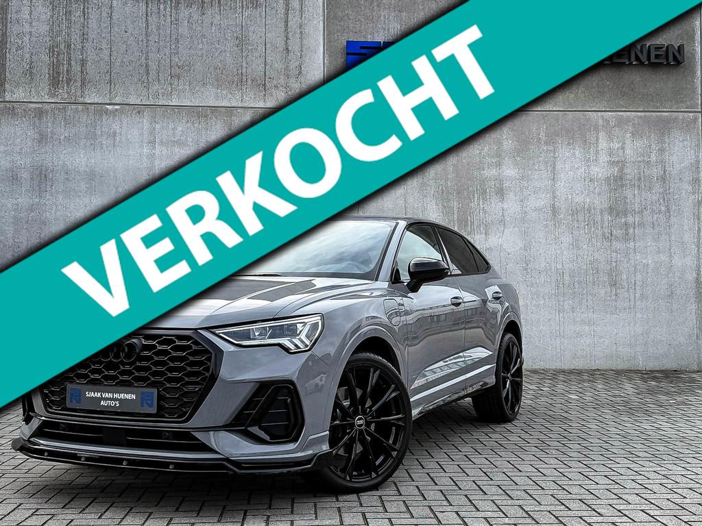 Audi Q3 Sportback 45TFSI e 245pk S-Tronic Competition S Edit, Auto's, Gebruikt, Hybride Elektrisch/Benzine, Lichtsensor, SUV of Terreinwagen