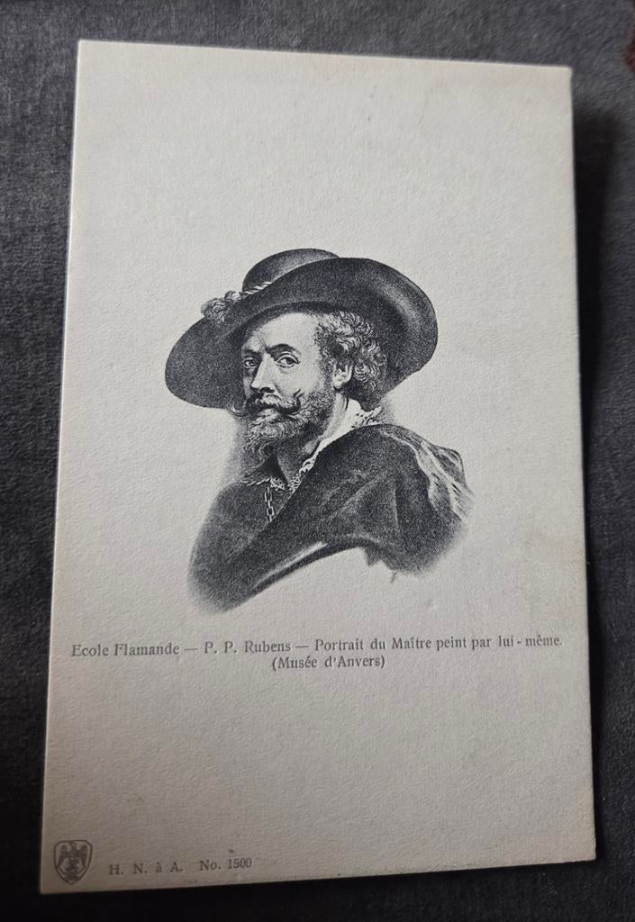 Zelfportret Peter Paul Rubens (1577–1640), Verzenden, Voor 1920, Ongelopen, Overige thema's