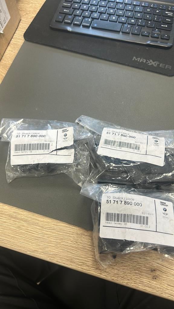 E46 M3 Sideskirt clips, Ophalen of Verzenden, Nieuw