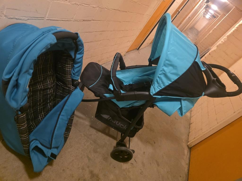 Hauck kinderwagen met reiswieg, Kinderen en Baby's, Kinderwagens en Combinaties, Ophalen of Verzenden